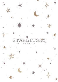 SIMPLE STAR-STARLIT SKY WHITE- 11