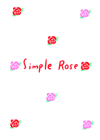 簡單 一朵玫瑰