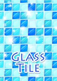 Glasstile -blue-