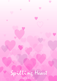 Spilling Heart -Pink&Purple-