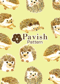 Pavish Pattern -Happy Hedgehog-