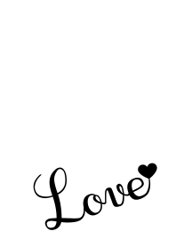 愛がいっぱい(黒)