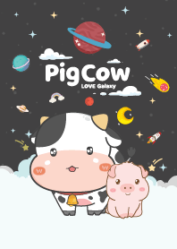 Pig&Cow Chic Cloud Black