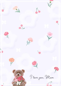 lilac Mother's Day Teddy Bear 04_1