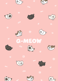 Q-meow3 / light coral