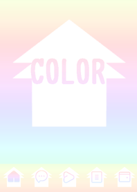 beige color rainbow T07