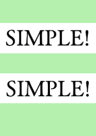 SIMPLE!SIMPLE!-GREEN-BEIGEj