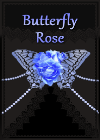 Butterfly Rose -Tranquil Blue-
