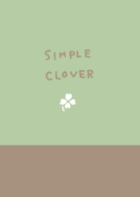 SIMPLE CLOVER green&brown
