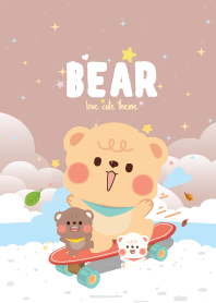 Chubby Baby Bear Seaside Caramal