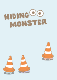Hiding Monster._blue