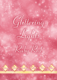 Glittering Lights Ruby Red