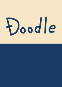 Navy & Beige Simple design 34