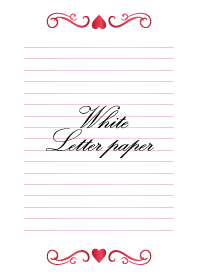 White Letter paper *GLOSSYRED 2*