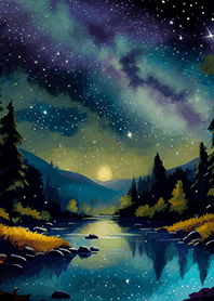 Calm night scene/130