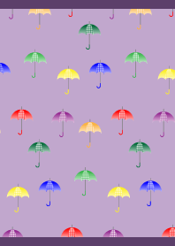 lovely rainy day03 on purple JP