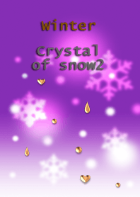 Winter(Crystal of snow2)