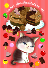 猫にチョコはダメっ。ね。