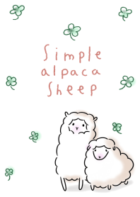 簡單 羊駝 一隻羊