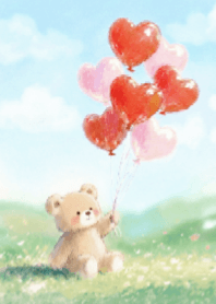 หมีวาเลนไทน์สุดน่ารัก V.1