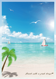 Beach with a fresh breeze*