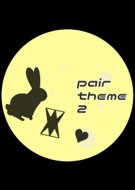 pair theme 2 Moon rabbit