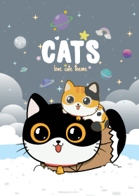 Cats Seaside Gray