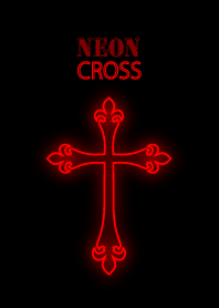 Neon cross red version