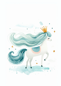 夢幻皇冠長髮小馬