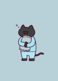 Pajamas black cat(dusty colors06)