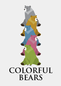 Colorful bears !