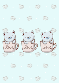 Animals in cup, Bear Cup