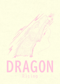 DRAGON rising Baby pink