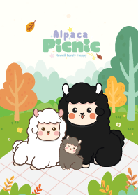 Alpaca Picnic Day Lovely