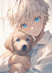 아기 강아지와 함께 찍은 사진 ❤