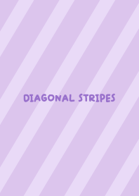 Diagonal Stripes - Fantasy Purple