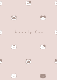 6 cats('24)pattern/pink beige