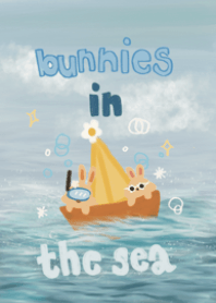 Bunnie in the sea
