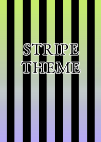GRADATION STRIPE-YELLOW GREEN PURPLE-BLj