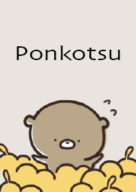 Beige Pink : Bear Ponkotsu4-2