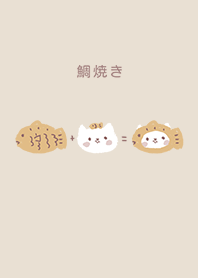 子猫×たい焼き