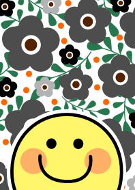 Smile Niko-chan Nordic-style monochrome