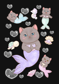 cutest Cat mermaid 130