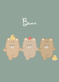soba bear - green