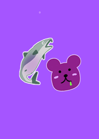 Beautiful Salmon and Bear