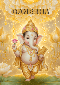Ganesha=wishes fulfilled rich.(JP)