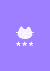 ねことお星さま(white3-08)