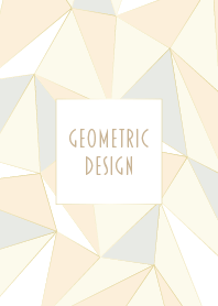 Geometric Design : Pale Orange J
