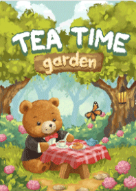 Tea time in the garden.