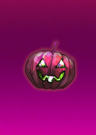 Halloween pumpkin red amethyst